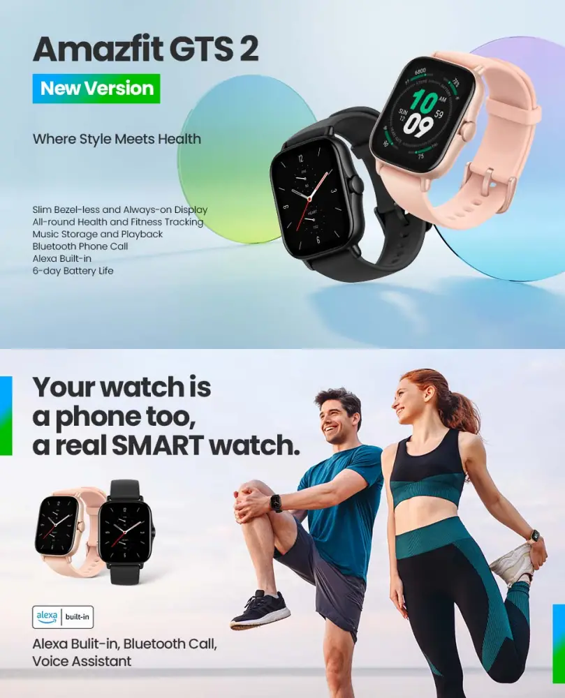 Amazfit GTS 2 Smart Watch New Edition Global Version