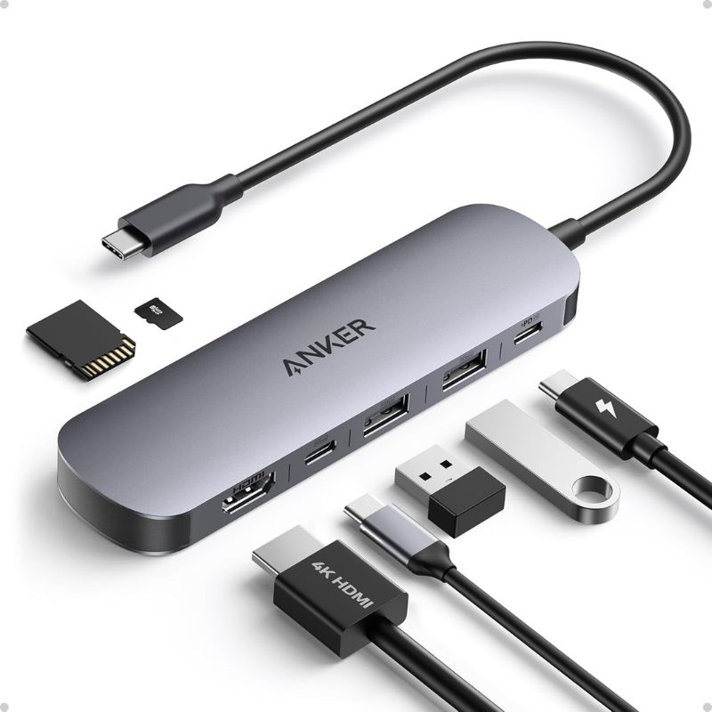 Anker Nano A83D2 USB-C Hub (7-in-1, 4K HDMI) Anker Nano A83D2 USB-C Hub (7-in-1, 4K HDMI)
