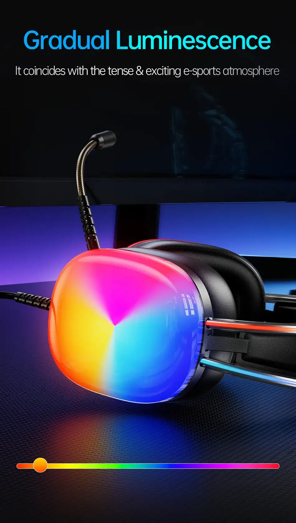 Awei GM11 Pro Gaming Headphone With RGB 2