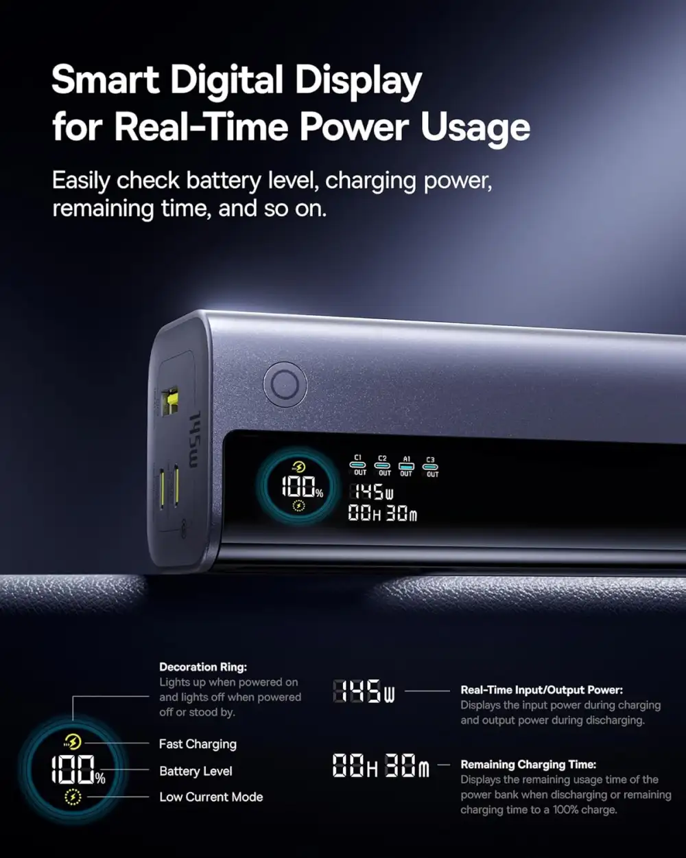 Baseus EnerGeek GR11 20000mAh 145W Power Bank 2