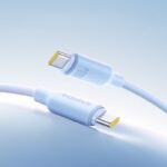 Baseus PD Cable Foamed Silicone Fast Charging Data Cable Type-c to Type-c 100W Blue1m E0426702