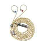 CVJ HBK08 2Pin 0.78mm silver plated earphone cable