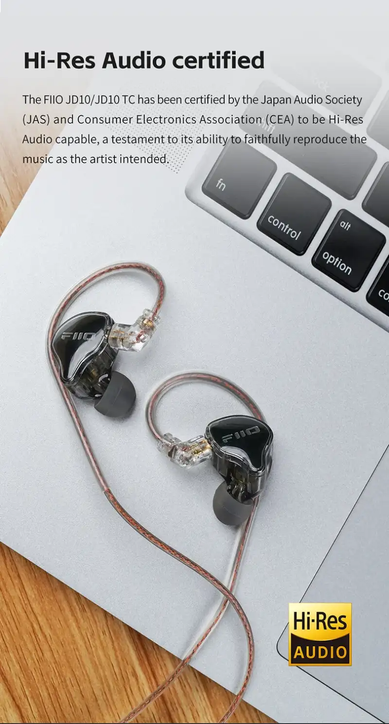 FiiO JD10 Dynamic In Ear Monitors 2