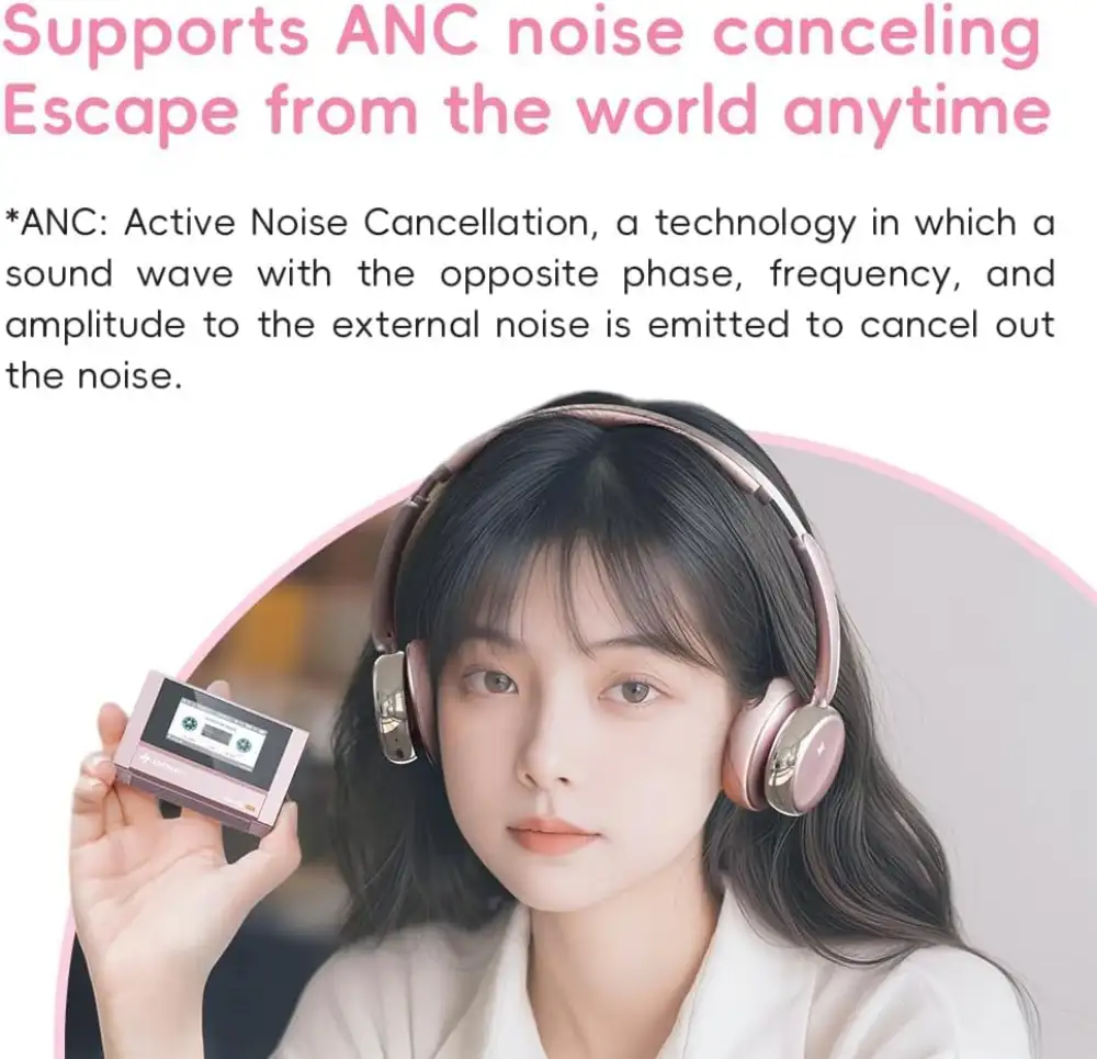 FiiO Snowsky Anytime Active Noise Cancelling Bluetooth 5.4 Retro Headphones 2