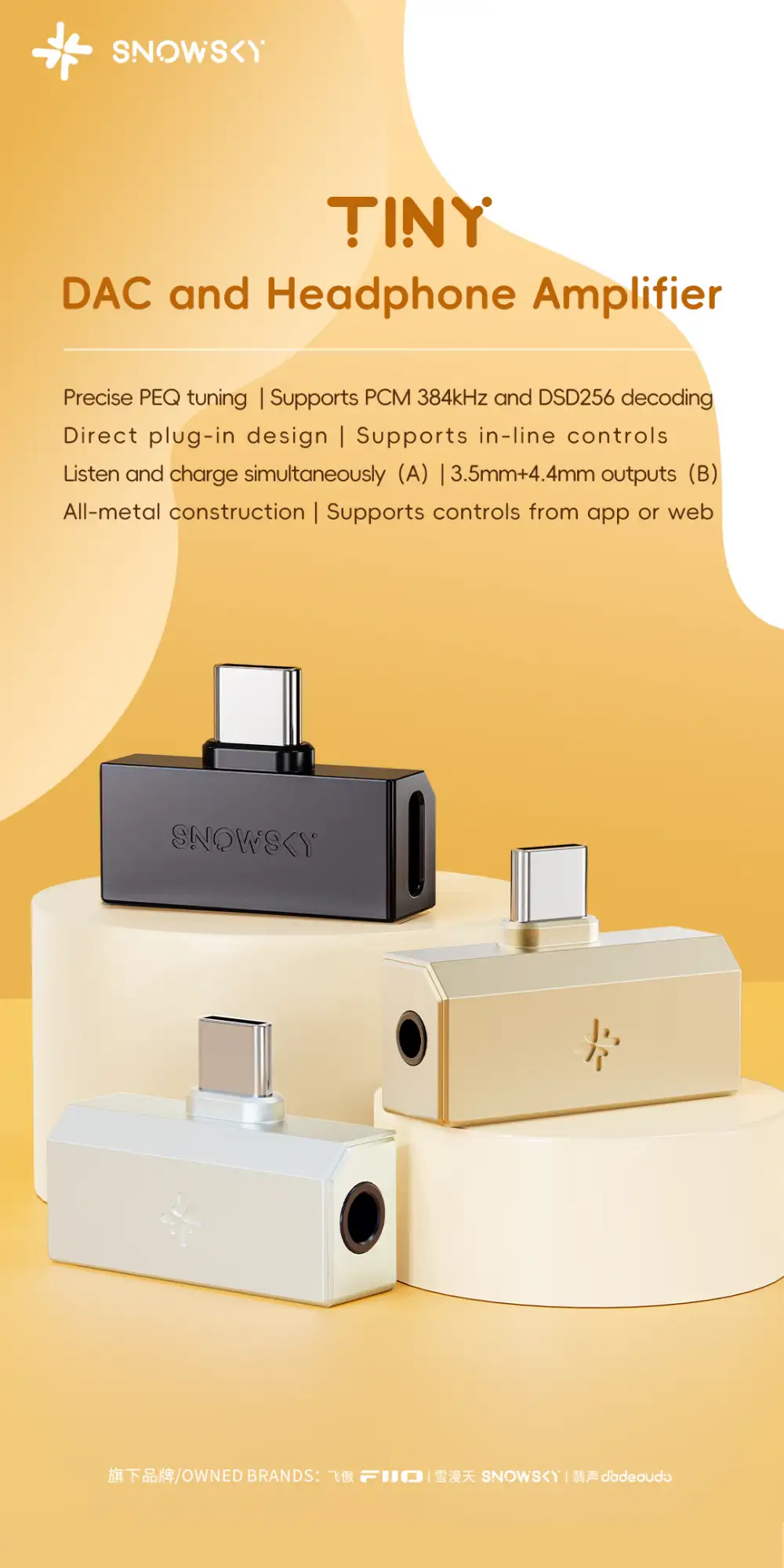 Fiio Snowsky Tiny A DAC and headphone Amplifier