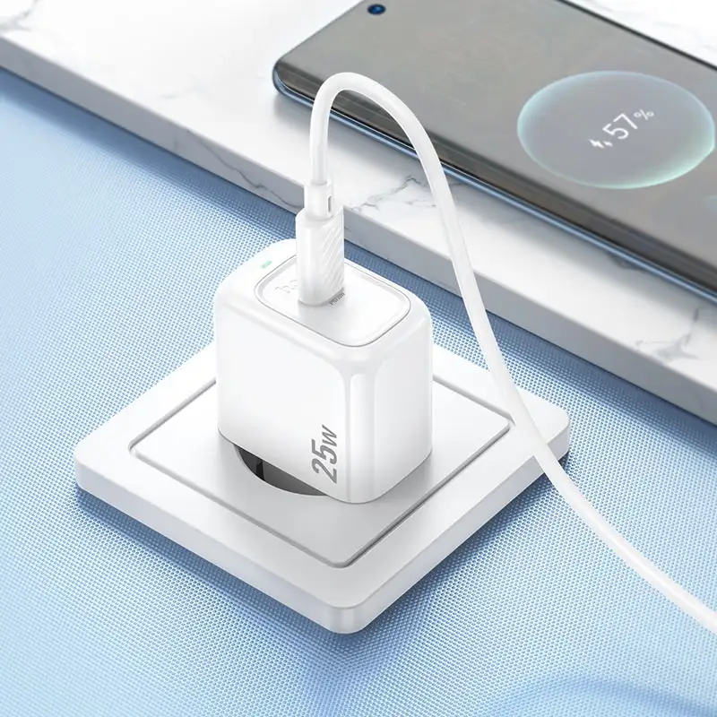 Hoco CS53A 25W PD Wall Charger with Lightning Cable