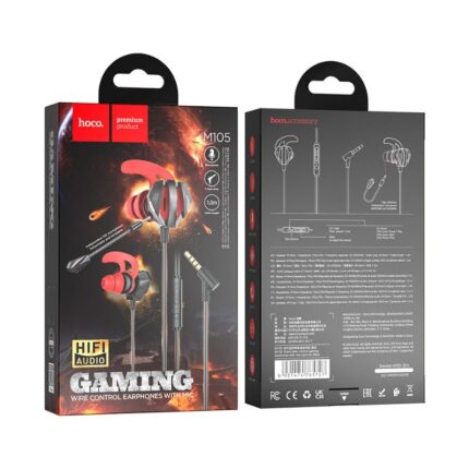 Hoco M105 Sharp Wired Gaming Earphones