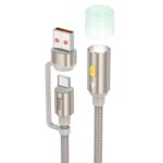 Hoco UA38B UA38C Cable Adapter USB-A Type-C to LED Light