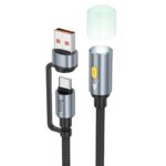 Hoco UA38B UA38C Cable Adapter USB-A Type-C to LED Light