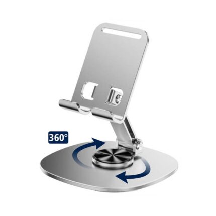 JELLICO PH33 Metal 360 Degree Rotating Desktop Phone Holder