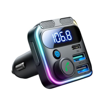 JOYROOM JR-CCB01 81W Dual-Mic Car Wireless FM Transmitter