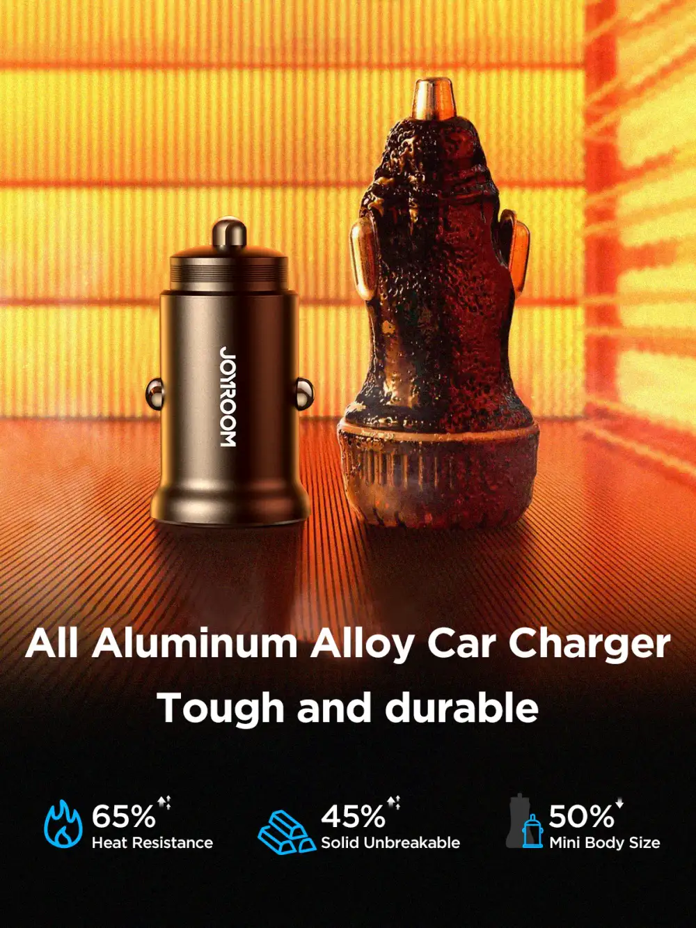 JOYROOM JR-CCN06 30W 2C mini Metal Car Charger