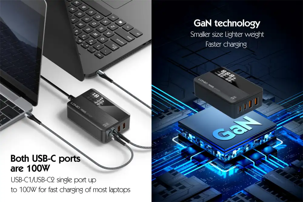 LDNIO A4809C 100W GaN Super Fast Charger