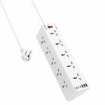LDNIO SC10610C Universal Power Strip | 10 AC Outlets with 6 USB