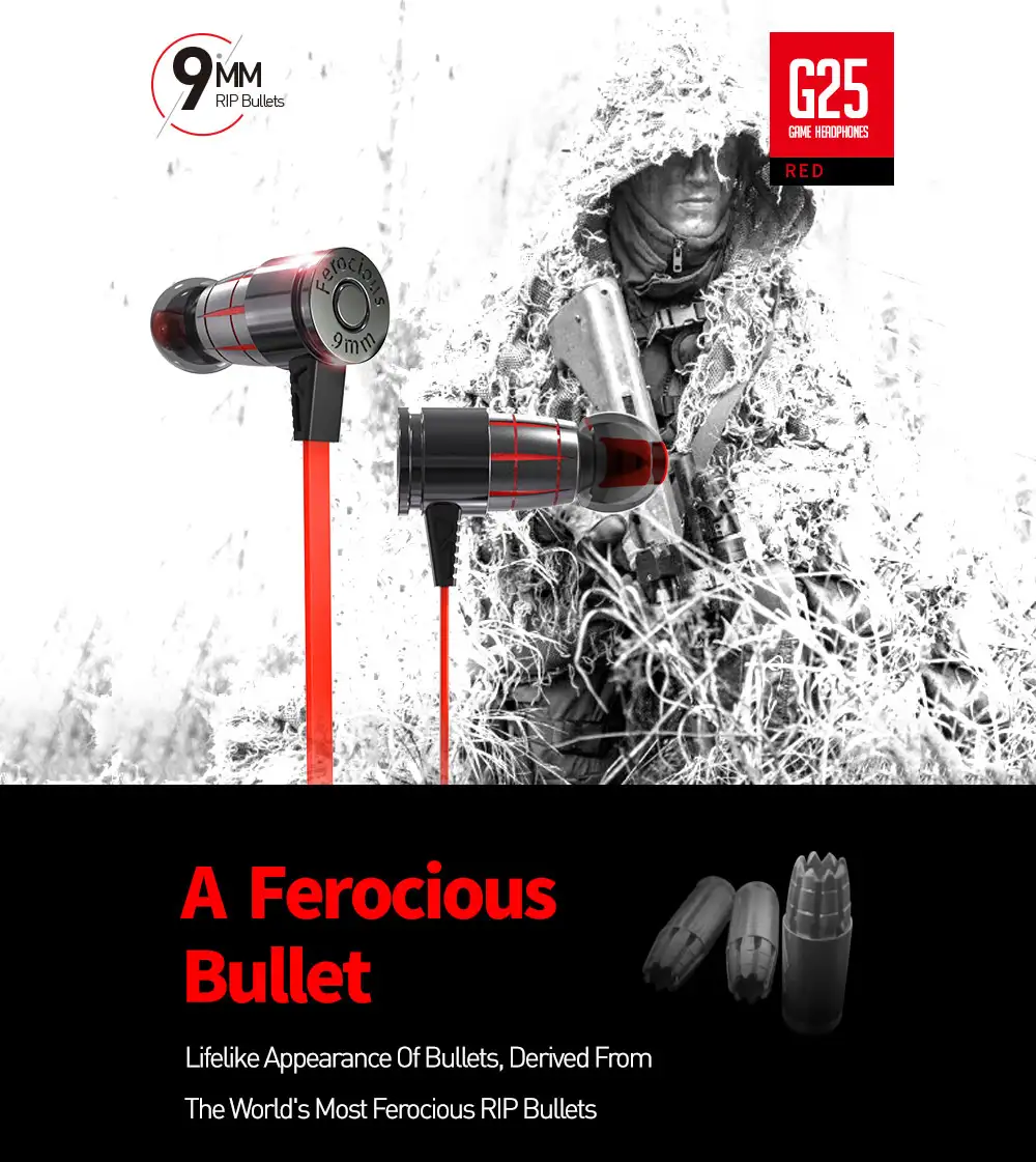 PLEXTONE G25 Mark III Gaming Earphone