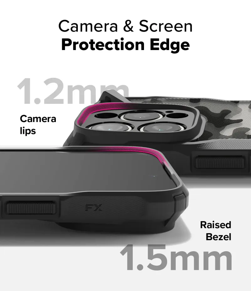 Ringke Fusion X Camo Black Case for iPhone 16 Pro Max 1
