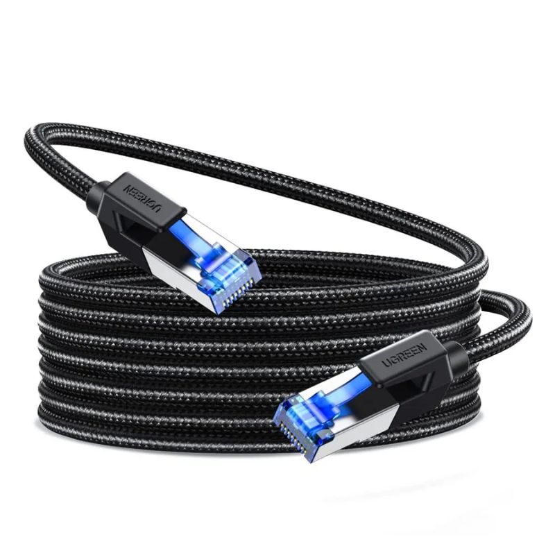 UGREEN 30795 Cat8 Pure Copper Ethernet Cable Braided 10m (Black) UGREEN 30795 Cat8 Pure Copper Ethernet Cable Braided 10m (Black)