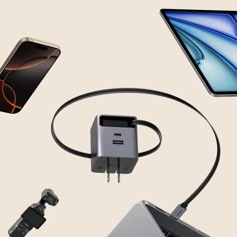 Ugreen 65824 65W GaN Fast Charger Adapter with Cable 1