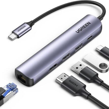 Ugreen CM136 5-in-1 USB-C to HDMI Multifunctional Hub (50209)
