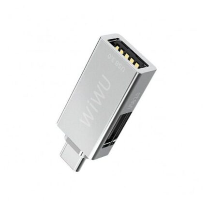 WiWU USB C Hub, T02 Multiple Function 2 in 1 Type C adapter for Macbook