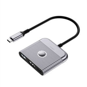 WiWU Wi-HB002 3 in 1 Type C hub Laptop Adatpter