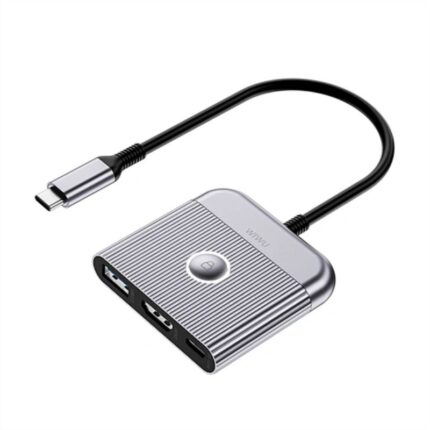 WiWU Wi-HB002 3 in 1 Type C hub Laptop Adatpter