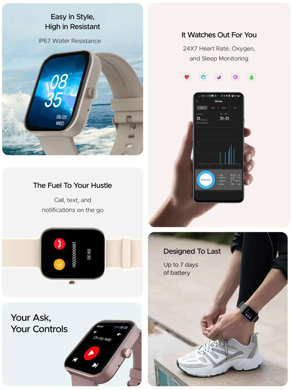 boAt Wave Hype Bluetooth Calling Smart Watch