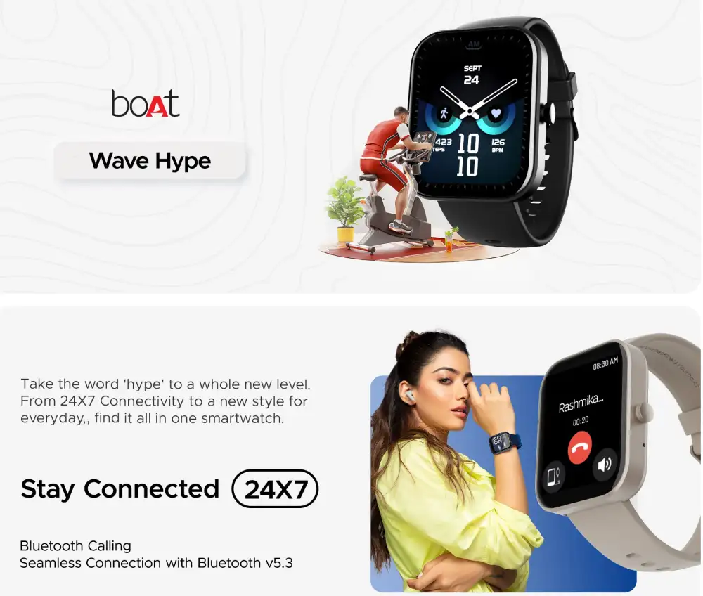 boAt Wave Hype Bluetooth Calling Smart Watch