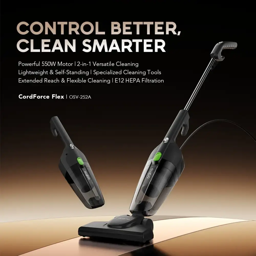 oraimo CordForce Flex Corded 2 in 1 Stick Vacuum