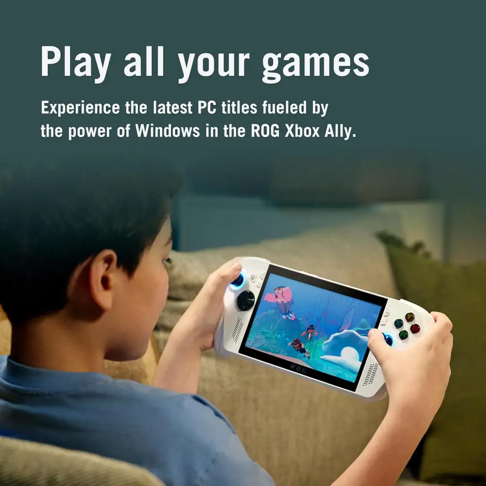 Asus ROG Xbox Ally RC73YA 2025 16GB RAM 512GB SSD 7 Inch FHD Touch Display White Gaming Console 1