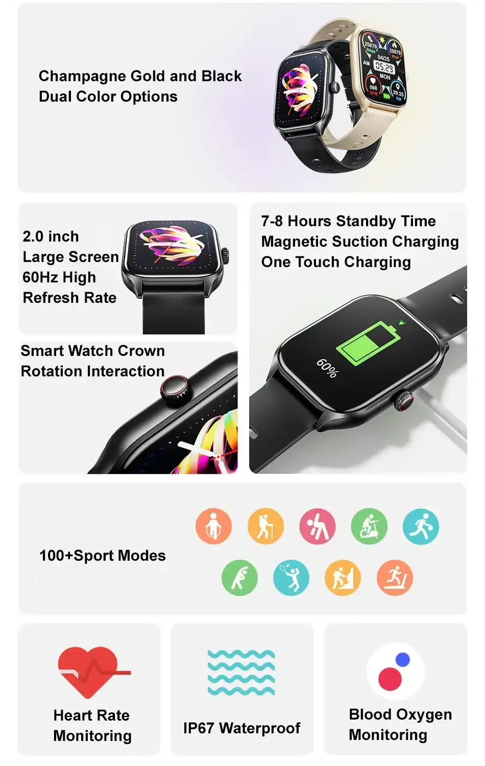 Stay connected and monitor your health effortlessly with the Awei H21 Smart Watch, featuring heart rate, step, and sleep tracking.