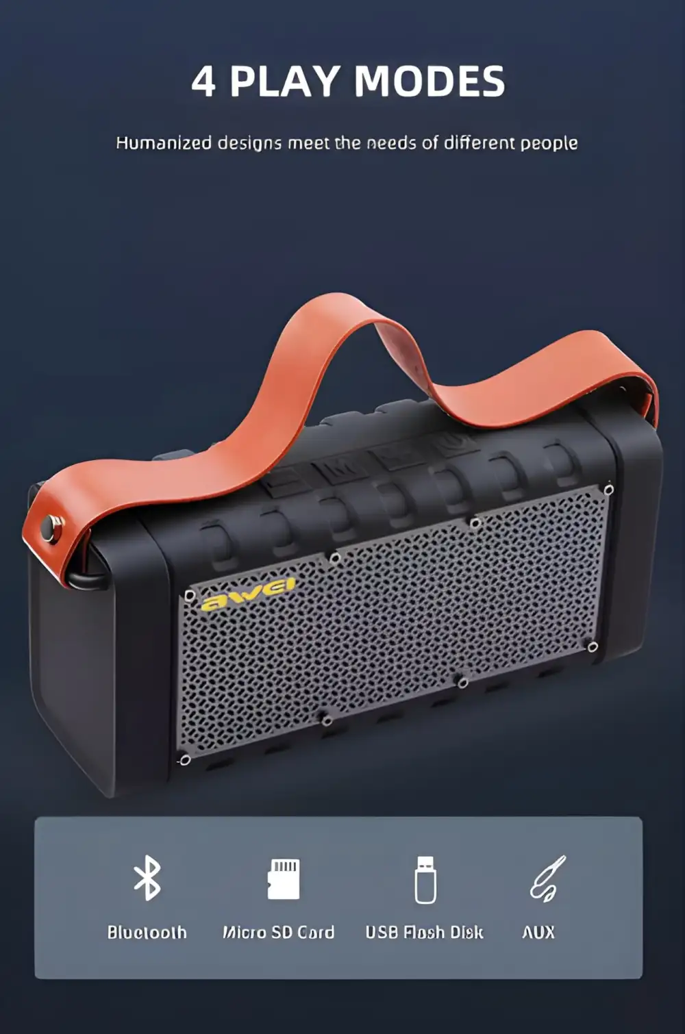 Y668 rugged design delivering powerful sound output