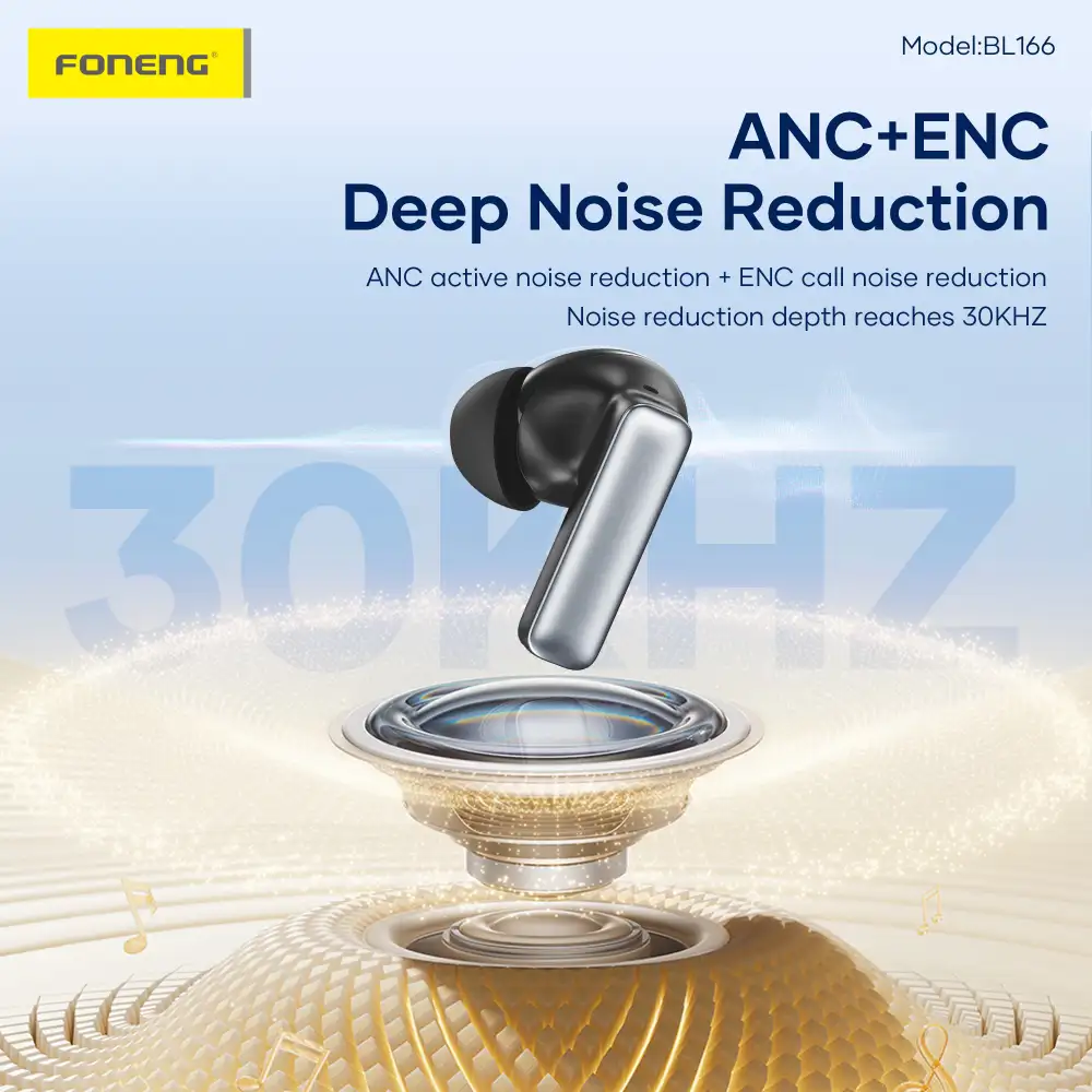BL166 stable Bluetooth TWS with active noise canceling
