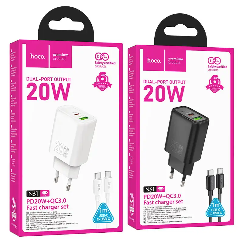 HOCO N61 20W Charger Set