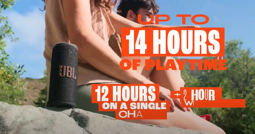 Enjoy wireless freedom with the JBL Grip Compact Speaker, featuring long battery life and durable build for outdoor adventures.