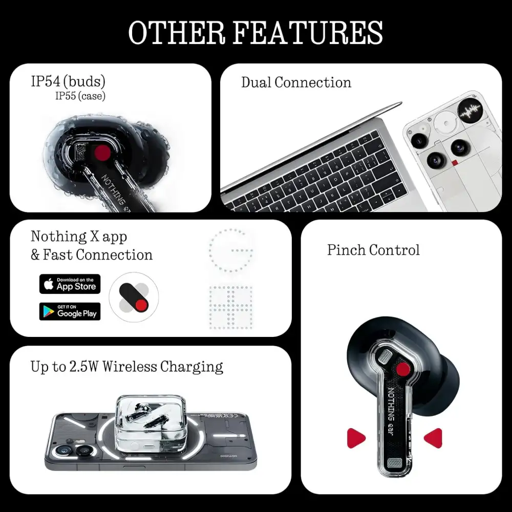 Lightweight wireless earbuds built for daily comfort