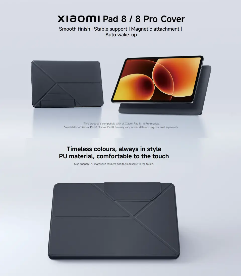 Xiaomi Pad 8/8 Pro Official Smart Case Xiaomi Pad 8 / 8 Pro Cover Official Magnetic Protective Case