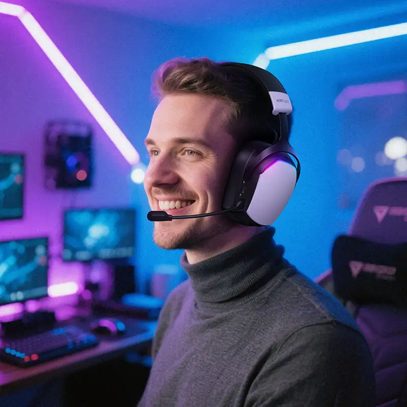 Comfortable over-ear design ideal for long gaming sessions