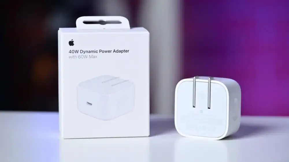 Apple 40W dynamic power adapter with 60W max output