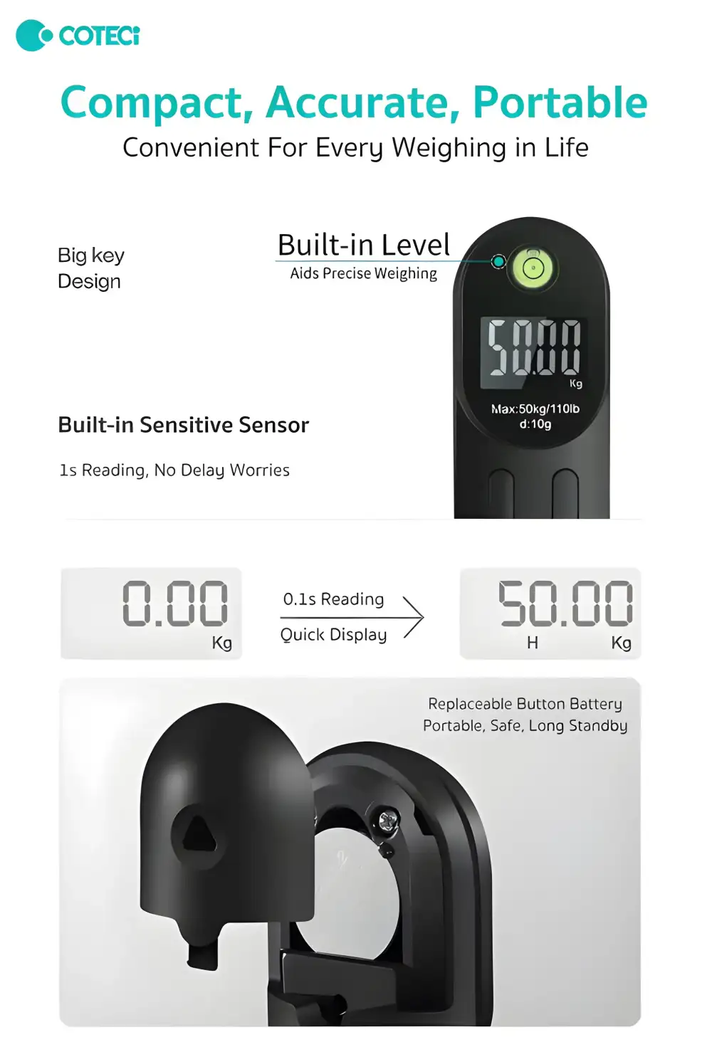 TR044 clear display for quick easy reading