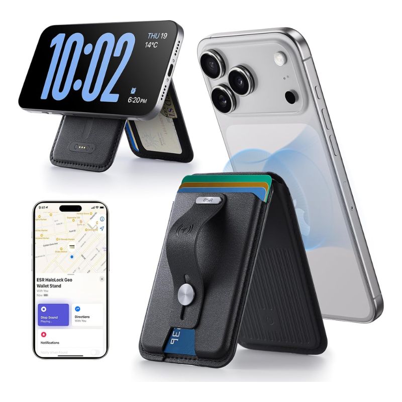 ESR Geo Series MagSafe Wallet Stand With Apple Find My ESR Geo Series MagSafe Wallet Stand With Apple Find My