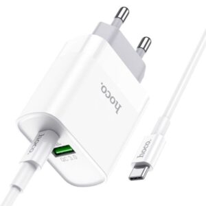 Hoco C80A 20W Dual Port Charger Adapter