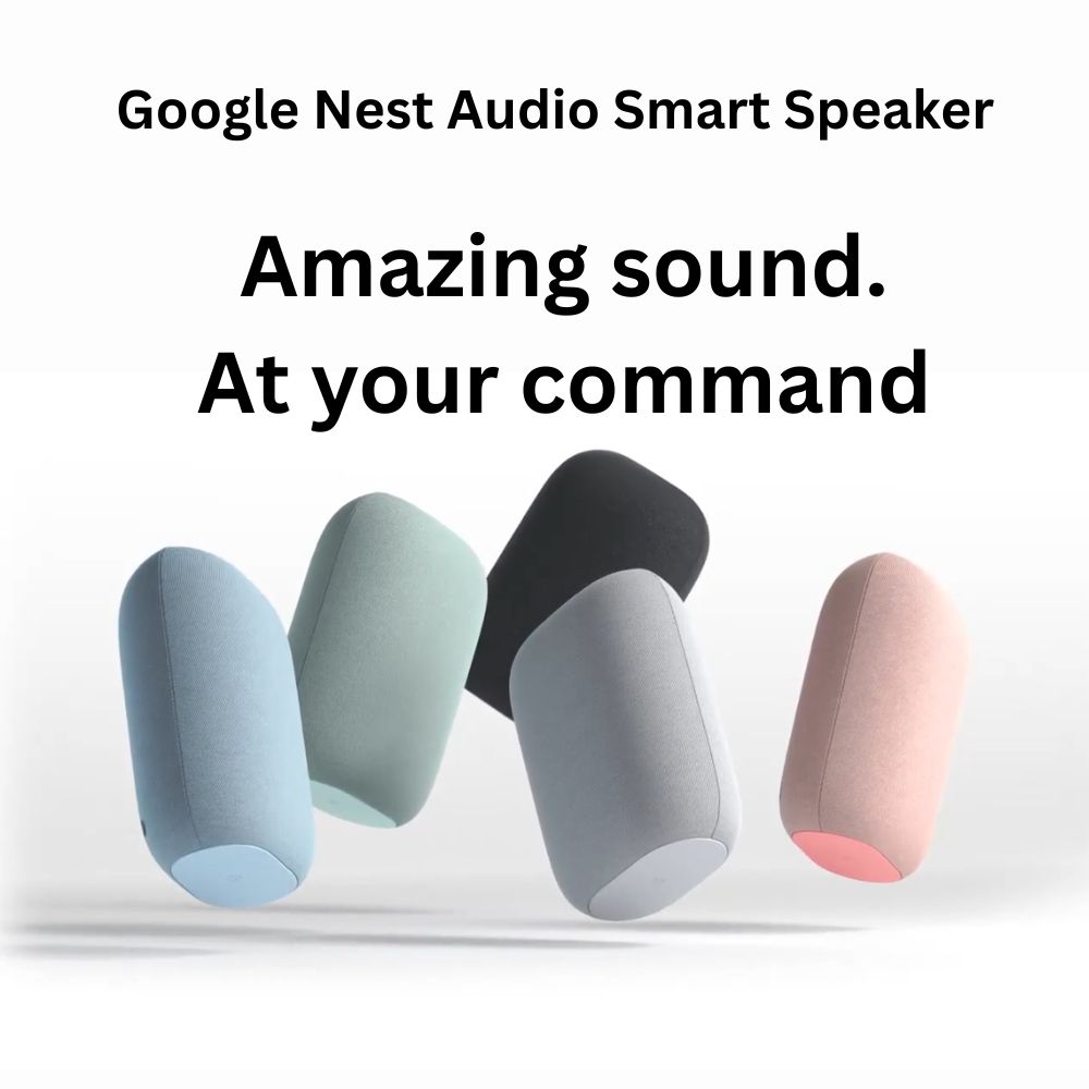 Google Nest Audio smart speaker with rich room-filling sound