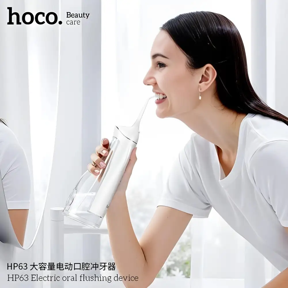 Hoco HP63 portable oral irrigator for deep teeth cleaning