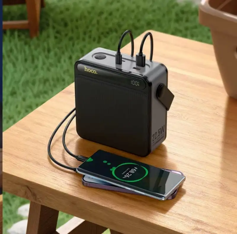 A clean studio shot of the Hoco J161 80000mAh Power Bank,