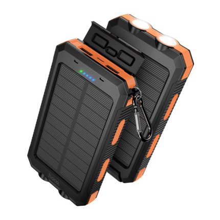 Hoco J164 Platinum Dual Light Solar Power Bank