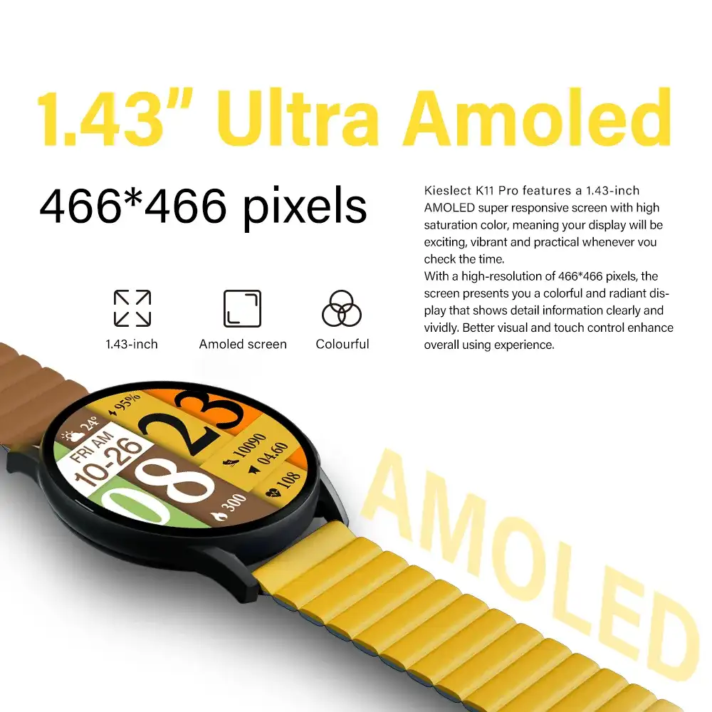 Premium smartwatch offering smooth user experience