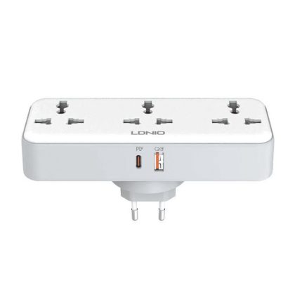 LDNIO SC3317 3 AC Outlets Portable Extension Power Socket