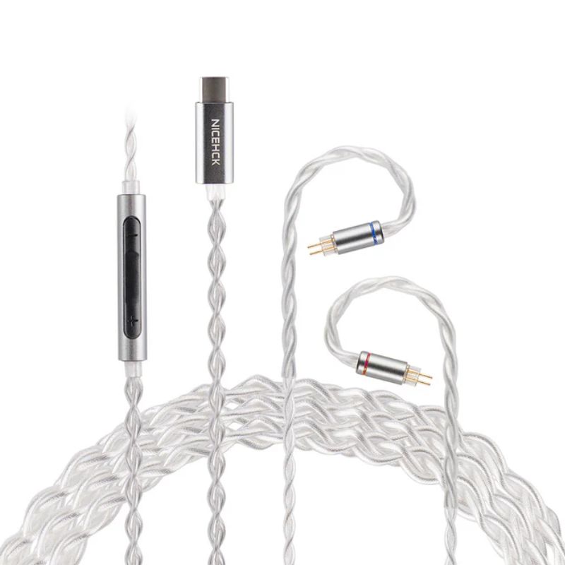 Nicehck SP4 USB C IEM Cable with Mic, CX31993 DAC Chip Nicehck SP4 USB C IEM Cable with Mic, CX31993 DAC Chip