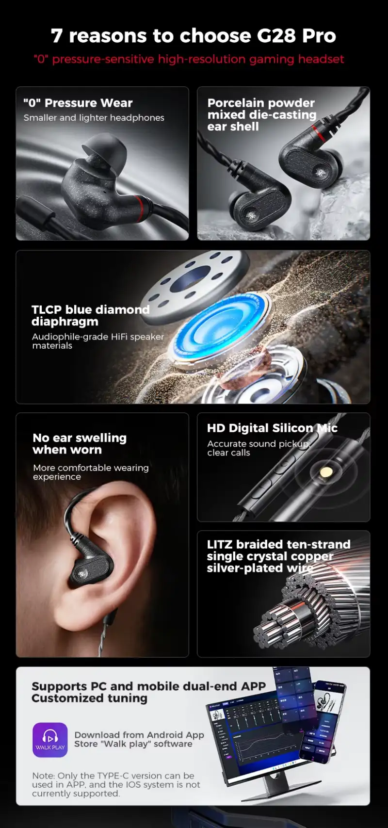 . High-performance mic delivering crisp in-game communication